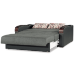 Oslo Grey Loveseat Bed By Demka Furnishing bed opened product image
