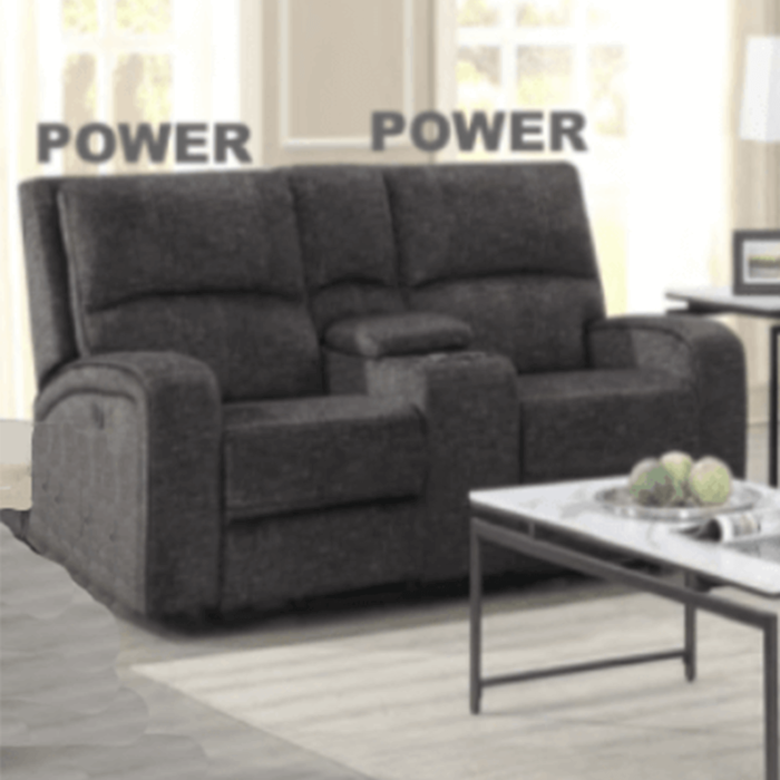 Porto in Grey Loveseat by LJM Furniture product image