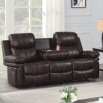 Kellen Sofa with Drop Down Tray and Recliners By New Classic Furniture open product image