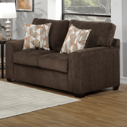 Mayodan Chocolate Loveseat in Brown By Teddy Bear Upholstery Inc. product image