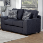 Atlantis Loveseat Set in Navy By Teddy Bear Upholstery Inc. product image