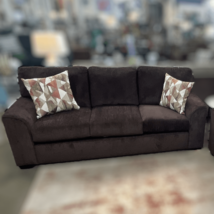 Mayodan Chocolate Sofa in Brown By Teddy Bear Upholstery Inc. product image in store