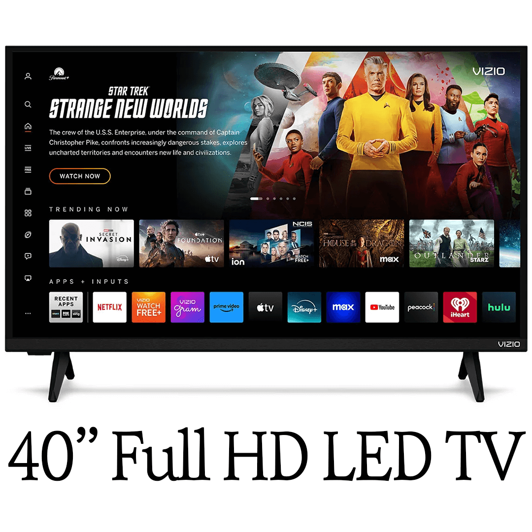 VFD40M-0809 Vizio 40" Full HD 1080p LED Smart TV VFD40M-0809 Vizio 40" Full HD 1080p LED Smart TV product image
