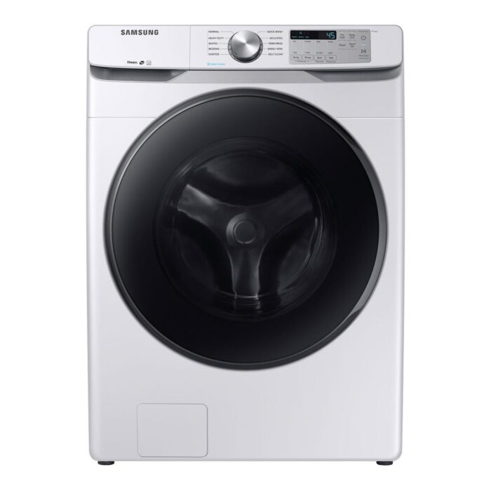 Samsung 4.5 cu. ft. High-Efficiency White Front Load Washing Machine with Steam