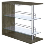 Prescott Rectangular Home Bar Table Weathered Grey product image