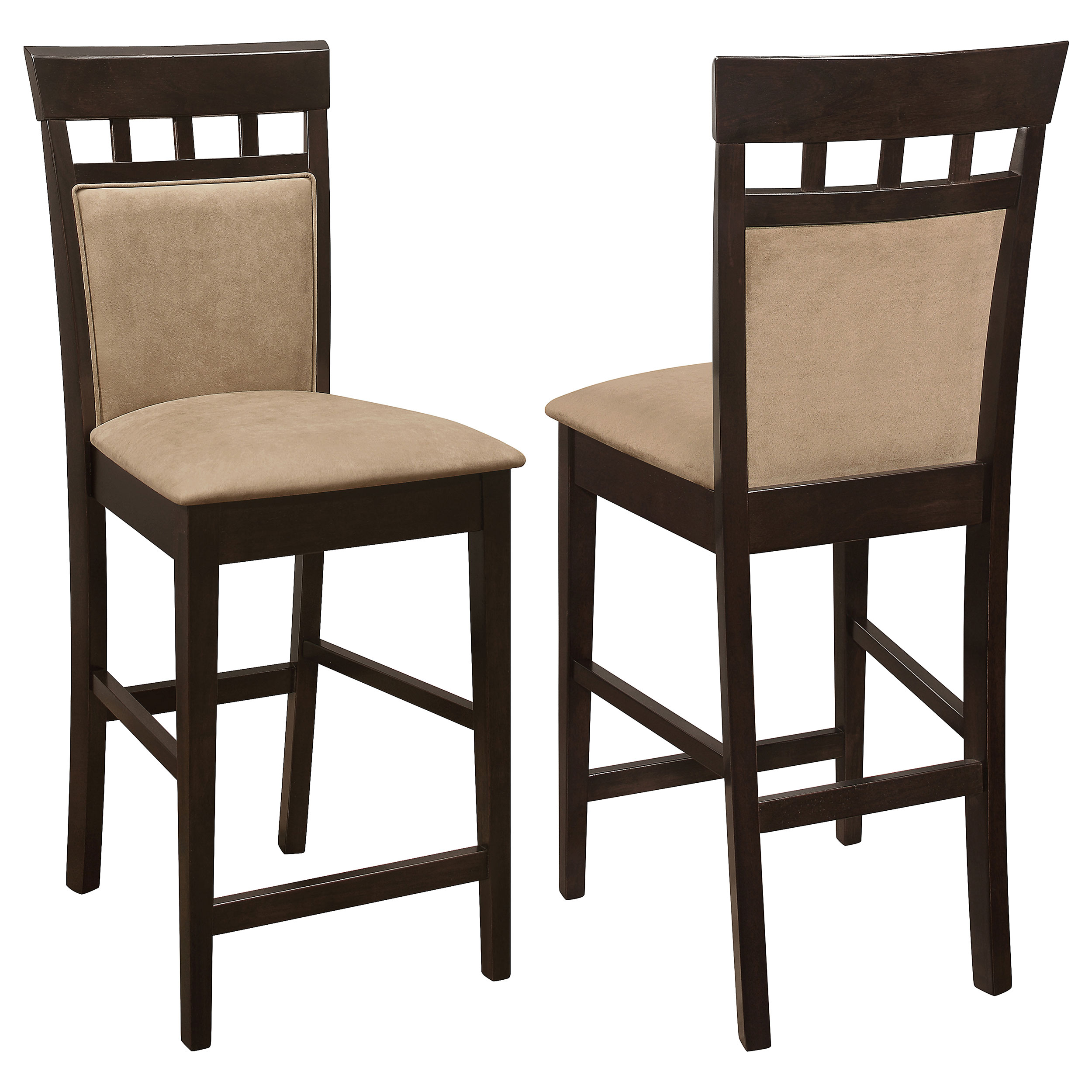 Gabriel Closed Back Counter Chair Cappuccino (Set of 2) Gabriel Closed Back Counter Chair Cappuccino (Set of 2) product image