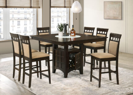 Gabriel 7-piece Square Counter Height Dining Set Cappuccino product image