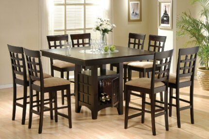 Gabriel 9-piece Square Counter Height Dining Set Cappuccino product image
