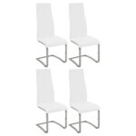 Montclair Upholstered Dining Side Chair White (Set of 4) product image