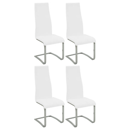 Montclair Upholstered Dining Side Chair White (Set of 4) product image