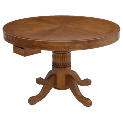 Mitchell Round Dining and Billiard Poker Game Table Amber product image
