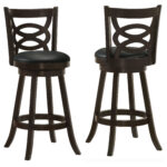Calecita Wood Swivel Bar Stool Cappuccino (Set of 2) product image