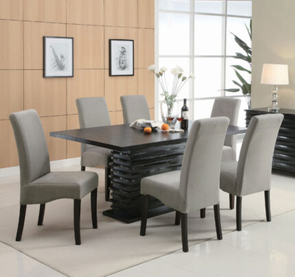 Stanton 7-piece Rectangular Dining Table Set Grey product image