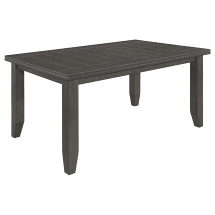 Dalila Rectangular 66-inch Wood Dining Table Dark Grey product image
