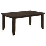 Dalila Rectangular 66-inch Wood Dining Table Cappuccino product image