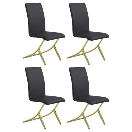 Carmelia Upholstered Dining Side Chair Black (Set of 4) product image