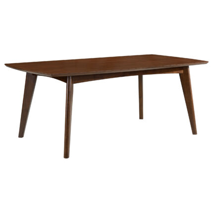 Malone Rectangular 78-inch Wood Dining Table Dark Walnut product image