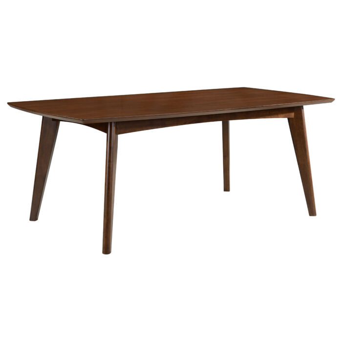 Malone Rectangular 78-inch Wood Dining Table Dark Walnut product image