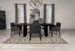 Catherine 5-piece Rectangular Dining Table Set Black product image