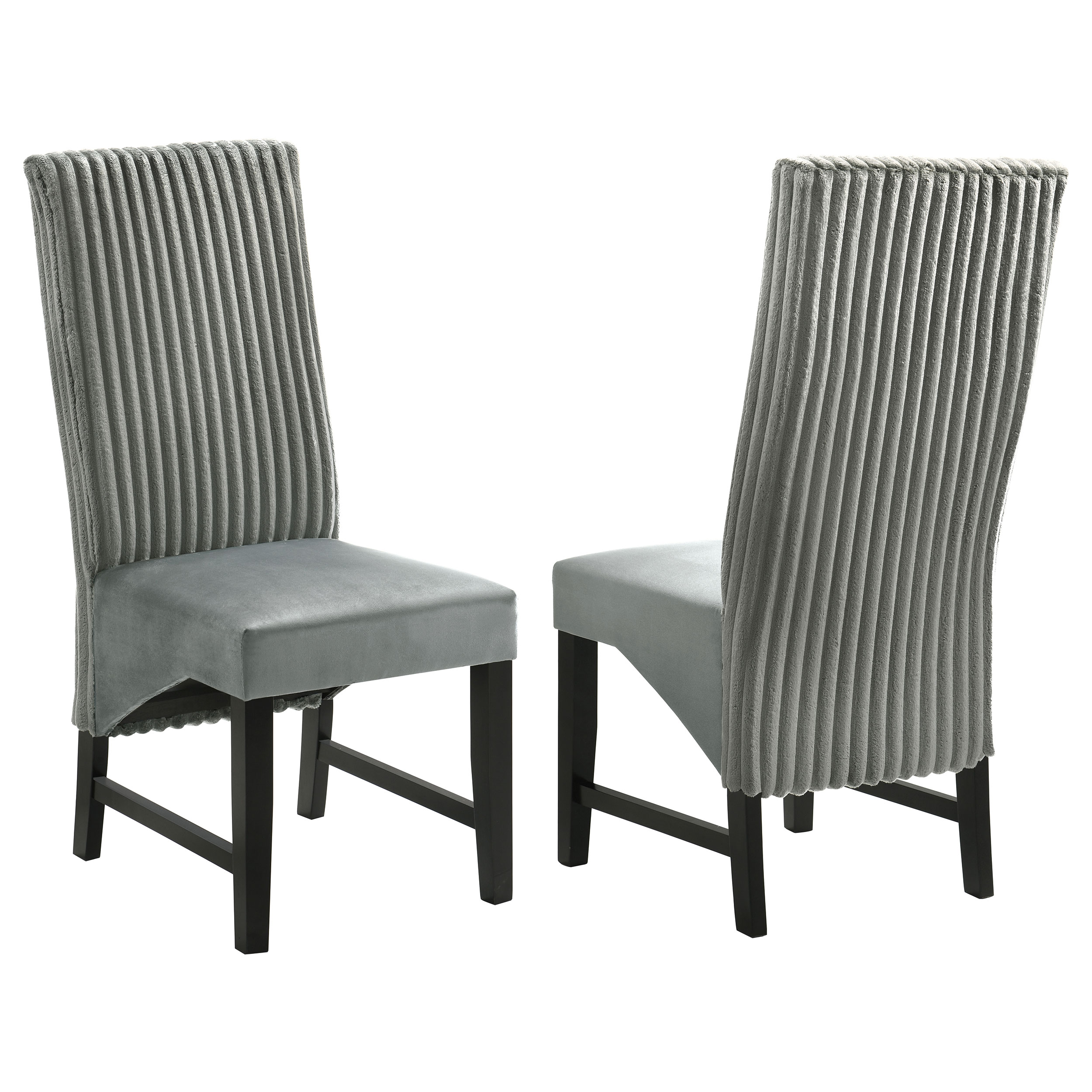 Barrand Upholstered Dining Side Chair Grey (Set of 2) Barrand Upholstered Dining Side Chair Grey (Set of 2) product image