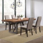 Spring Creek 5-piece Rectangular Dining Table Set Taupe product image
