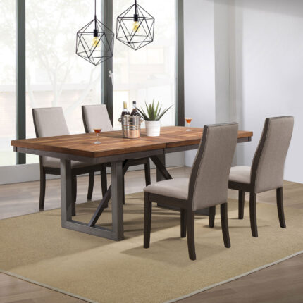 Spring Creek 5-piece Rectangular Dining Table Set Taupe product image