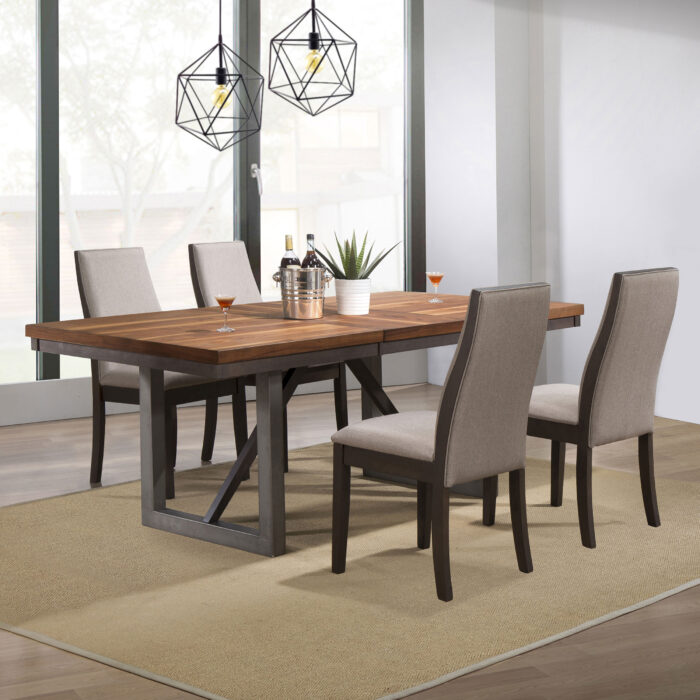 Spring Creek 5-piece Rectangular Dining Table Set Taupe product image