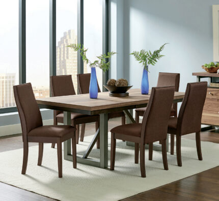 Spring Creek 7-piece Rectangular Dining Table Set Chocolate product image