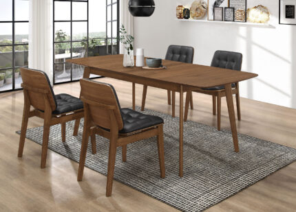 Redbridge Rectangular 5-piece Dining Set Natural Walnut product image
