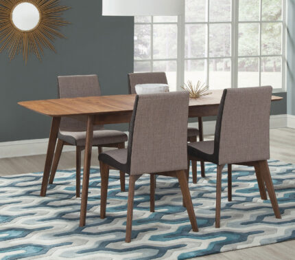 Redbridge 5-piece Rectangular Dining Set Natural Walnut product image
