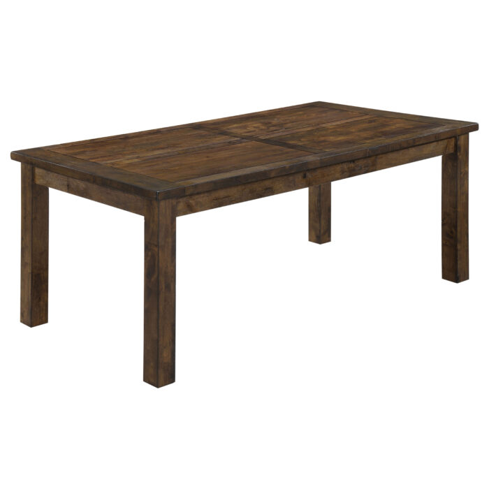 Coleman Rectangular 79-inch Dining Table Rustic Golden Brown product image