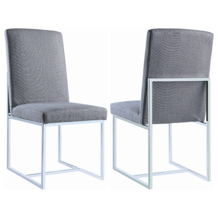 Mackinnon Upholstered Dining Side Chair Grey (Set of 2) product image