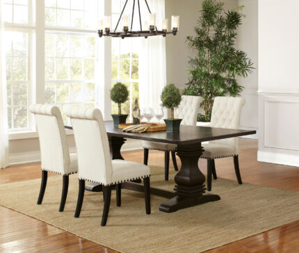 Parkins 5-piece Rectangular Dining Table Set Rustic Espresso product image