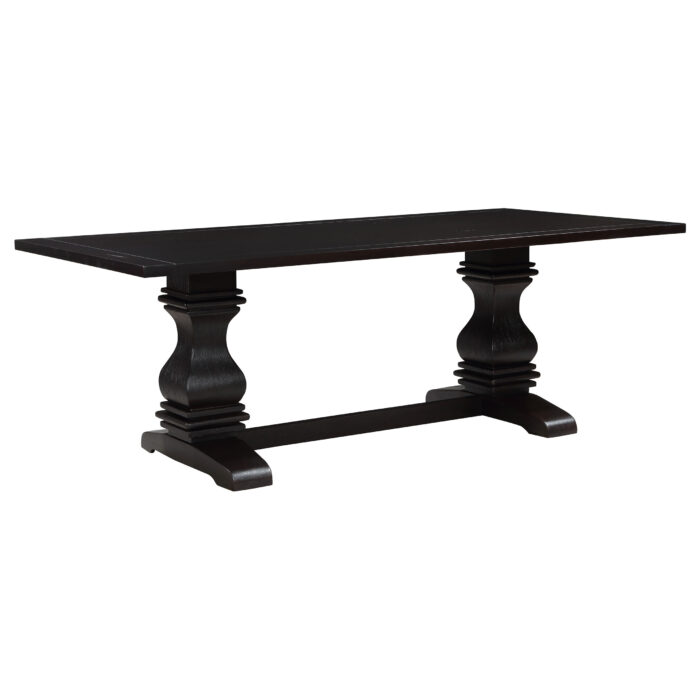 Parkins Rectangular 86-inch Dining Table Rustic Espresso product image