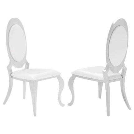 Anchorage Upholstered Dining Chair Cream White (Set of 2) product image