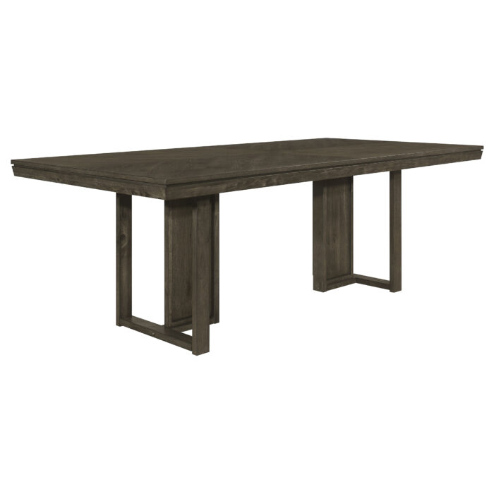 Kelly Rectangular 87-inch Wood Dining Table Dark Grey product image
