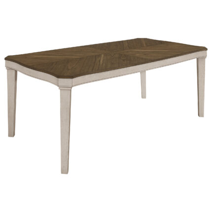 Ronnie Rectangular 79-inch Wood Dining Table Rustic Cream product image