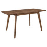Alfredo 63-inch Extension Leaf Dining Table Natural Walnut product image