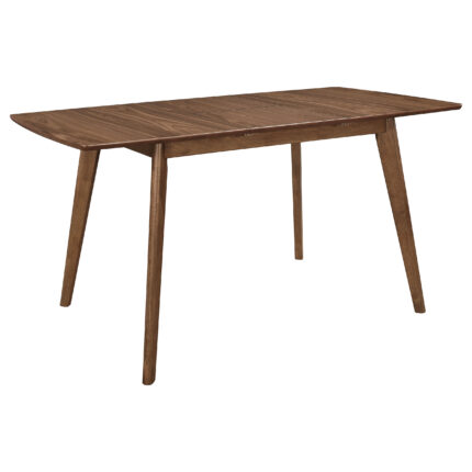 Alfredo 63-inch Extension Leaf Dining Table Natural Walnut product image
