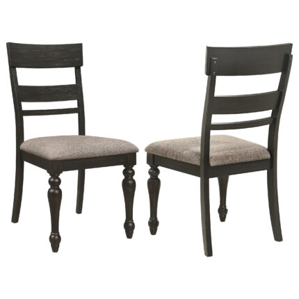 Bridget Wood Dining Side Chair Charcoal (Set of 2) product image