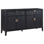 Brookmead 4-door Sideboard Buffet Storage Cabinet Black product image