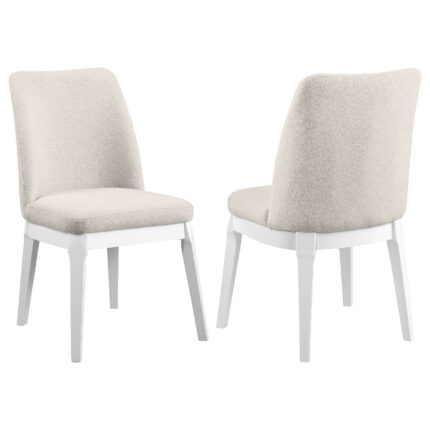 Carissa Upholstered Dining Side Chair Beige (Set of 2) product image