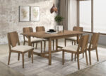 Crestmore 7-piece Rectangular Dining Table Set Walnut product image