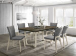 Biloxi 7-piece 71-inch Rectangular Dining Set Greyish Brown product image
