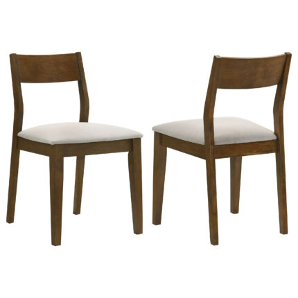 Almonte Dining Chair Upholstered Seat Dark Brown (Set of 2) product image