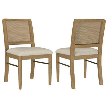 Arini Rattan Cane Dining Side Chair Sand Wash (Set of 2) product image