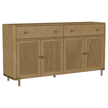 Arini 2-drawer Cane Door Dining Sideboard Server Sand Wash product image