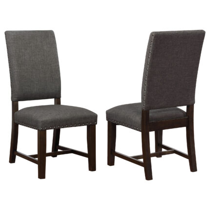 Twain Upholstered Dining Side Chair Warm Grey (Set of 2) product image