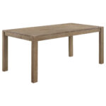 Scottsdale 71-inch Solid Wood Dining Table Washed Brown product image