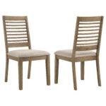 Scottsdale Wood Dining Side Chair Washed Brown (Set of 2) product image